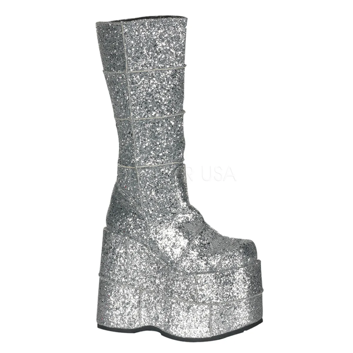 STACK-301G  Silver Glitter
