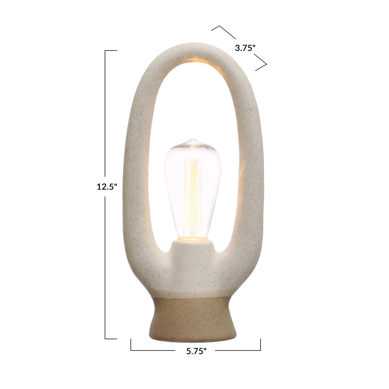 Stoneware LED Table Lamp