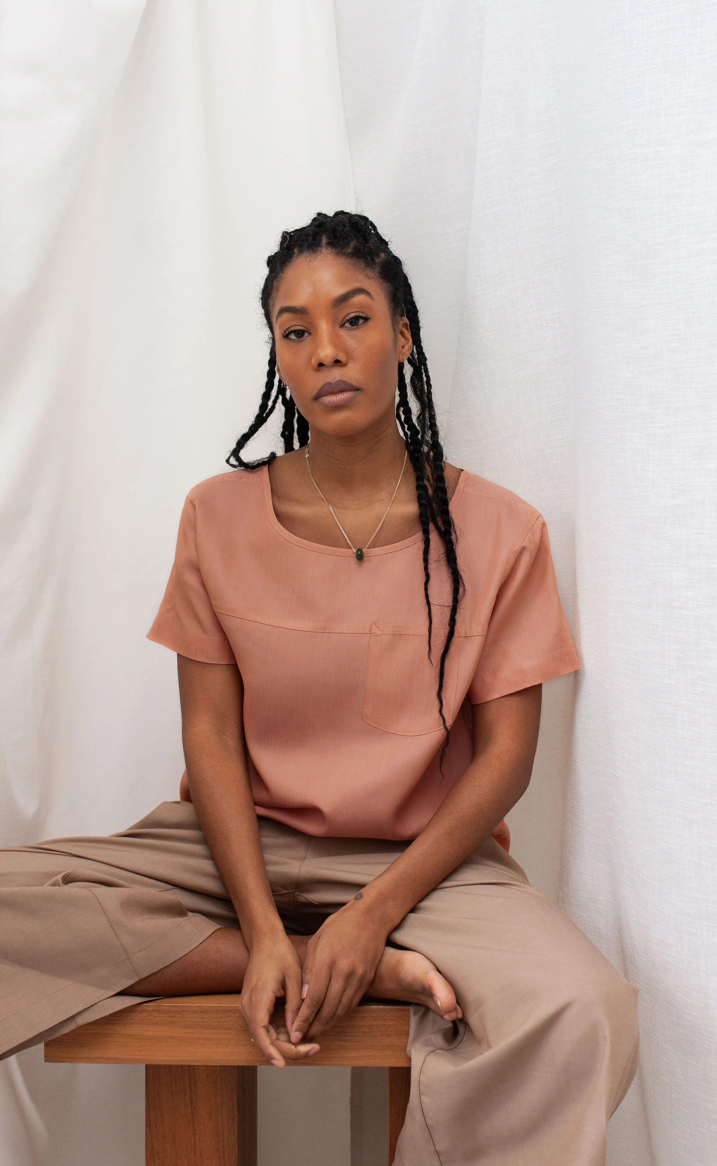 The Artisan - Woven Tee - 100% Tencel