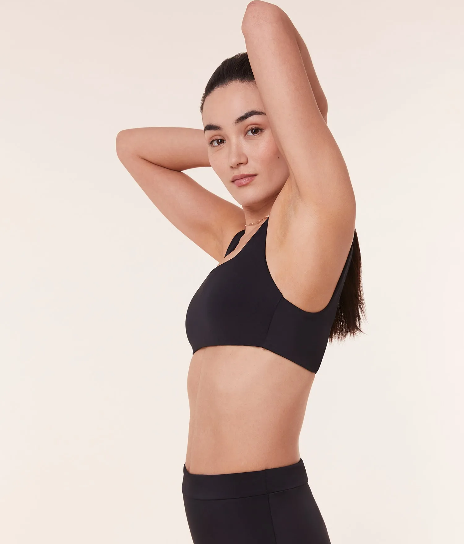The Barbados Bikini Top - Eco Nylon - Black