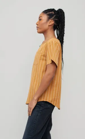 The Habitué - Woven Tee - 100% Cotton