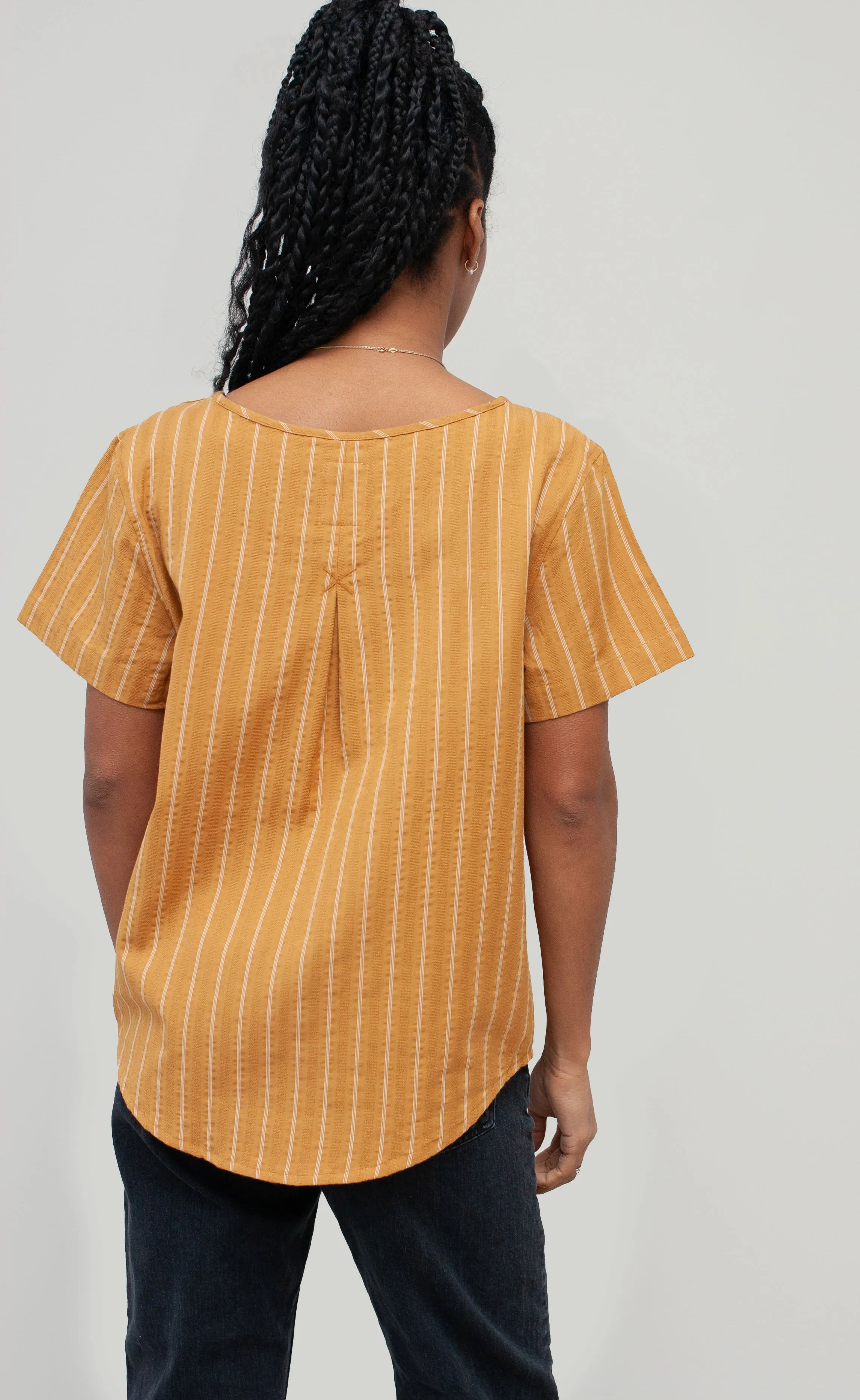 The Habitué - Woven Tee - 100% Cotton