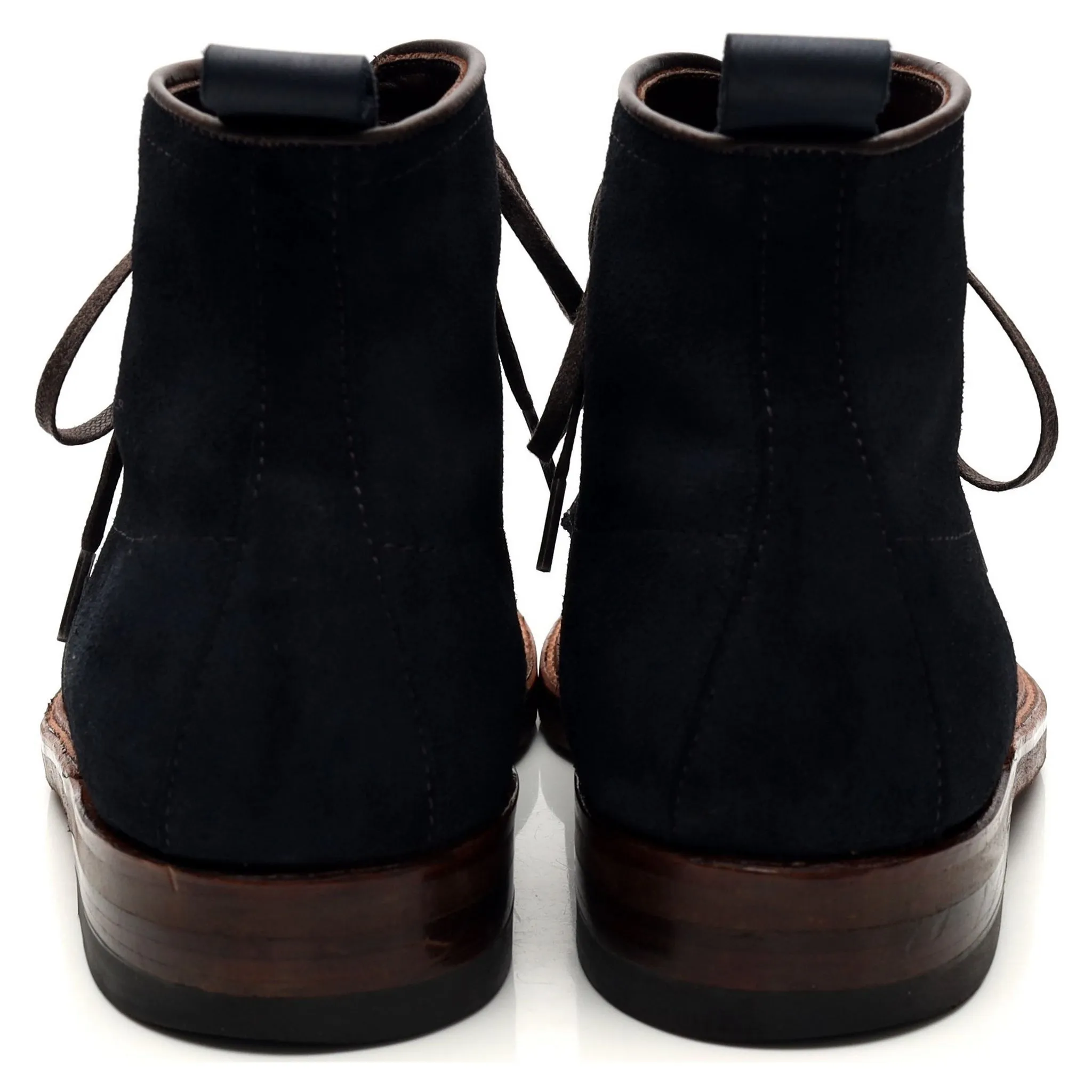 Todd Snyder 'D9954H Indy' Navy Blue Suede Boots UK 9 US 9.5 D