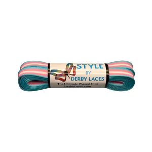 Trans Stripe WAXED LACES