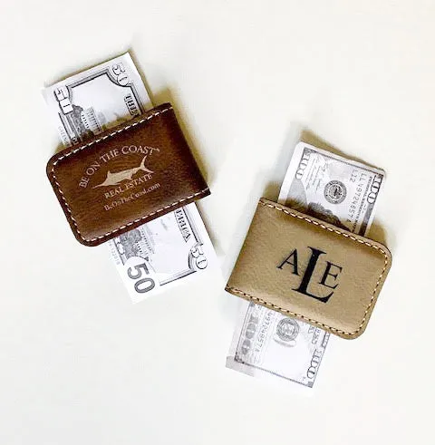 Trist Suede Money Clip