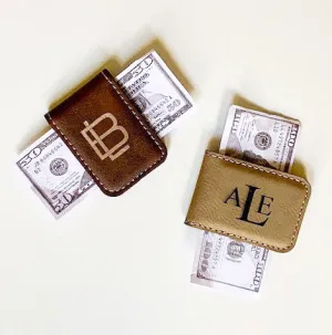 Trist Suede Money Clip
