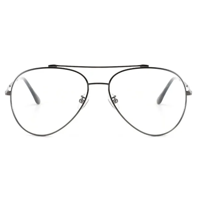Unisex Gaming & Office Glasses | Certified Anti UV | Oversized Metal Frame
