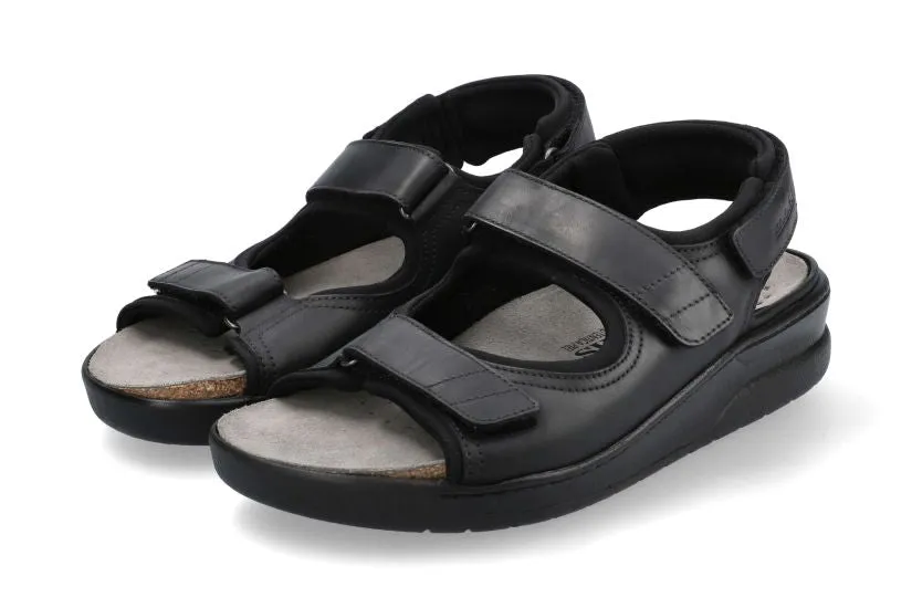 'Valden' men's wide fit (H) sandal - Black