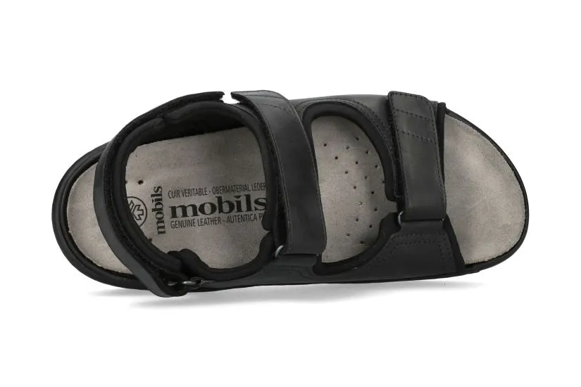 'Valden' men's wide fit (H) sandal - Black