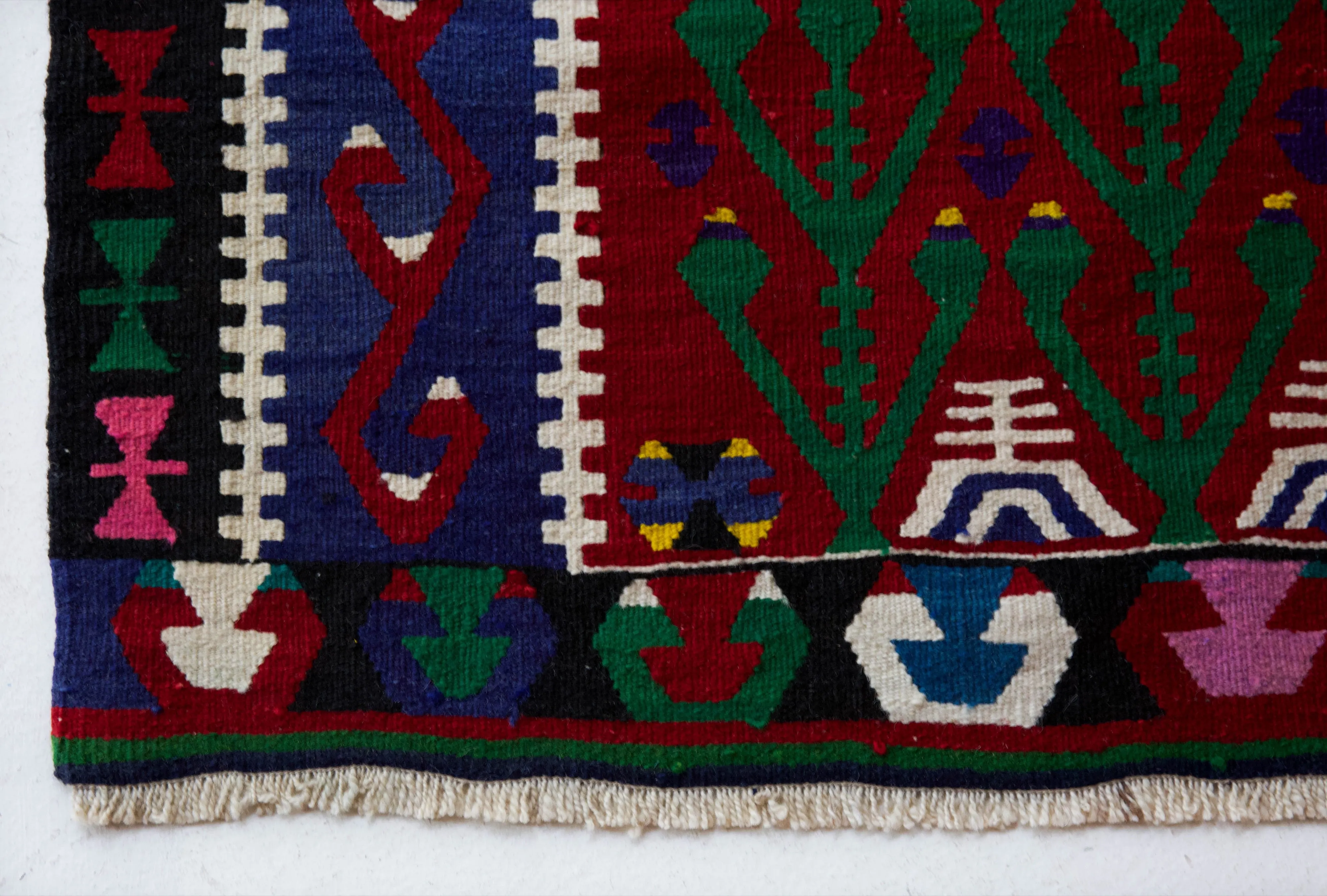 Vintage Oushak Kilim Rug 3'3"x5'3"