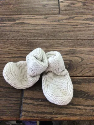 Waffle knit booties