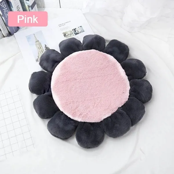 Warm Pet Bed Cute Flower Shape Cushion for Cats Dogs
