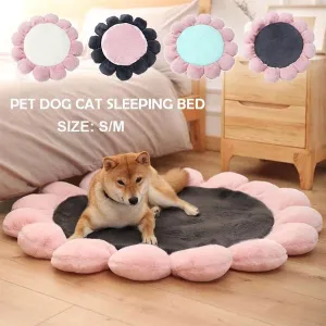 Warm Pet Bed Cute Flower Shape Cushion for Cats Dogs