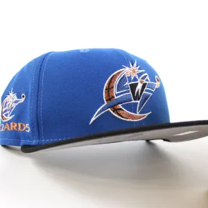 Washington Wizards Wizards Patch New Era 59Fifty Fitted Hat (Light Blue Black Gray)