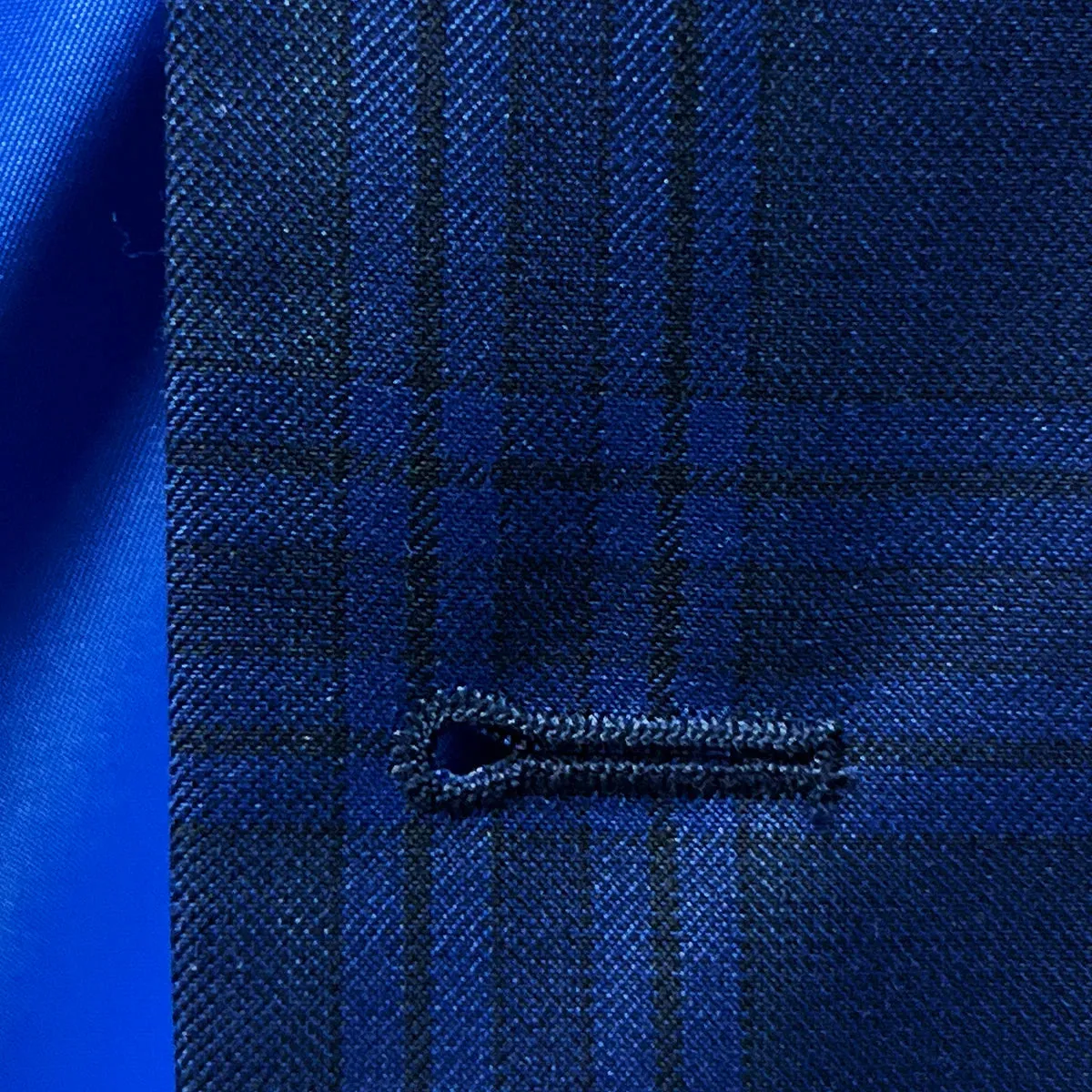 Westwood Hart Dark Blue Windowpane Men's Suit