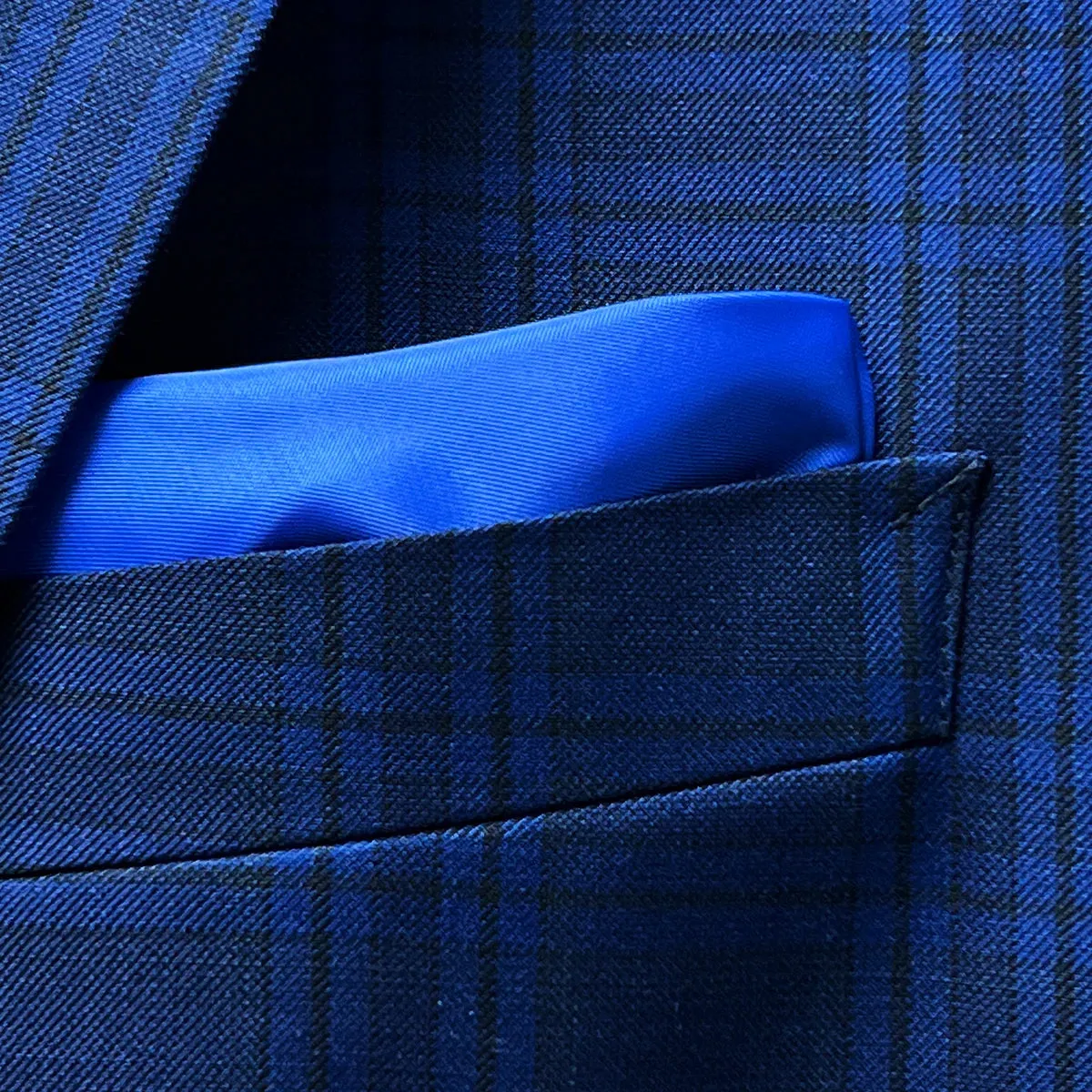 Westwood Hart Dark Blue Windowpane Men's Suit