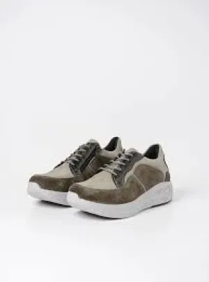WOLKY BOUNCE CASTOR GREY COMBO LEATHER