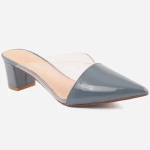 Women "KATE" Block Heel Versatile Pointed toe Slippers