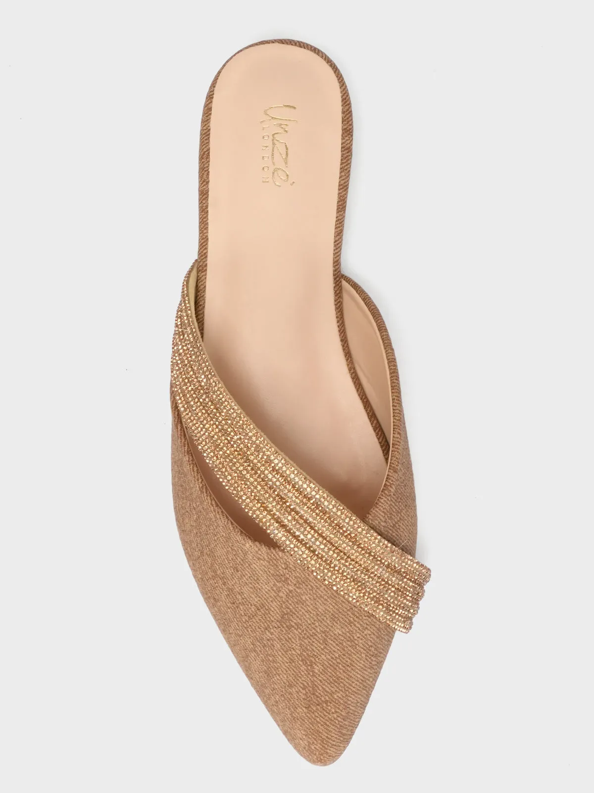 Women "MACARIA" Pointed Slide-in Slippers