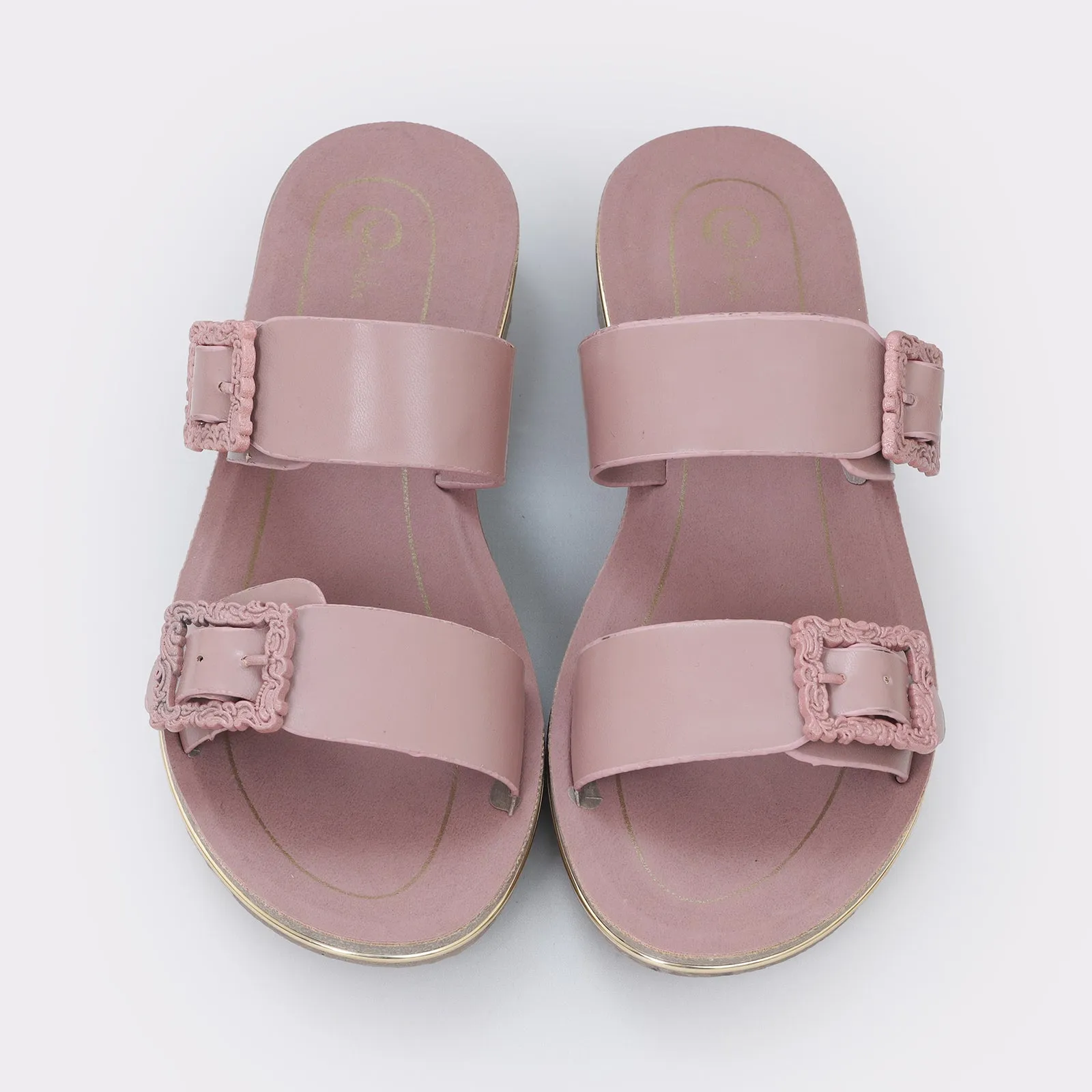 Women's Buckled Slippers