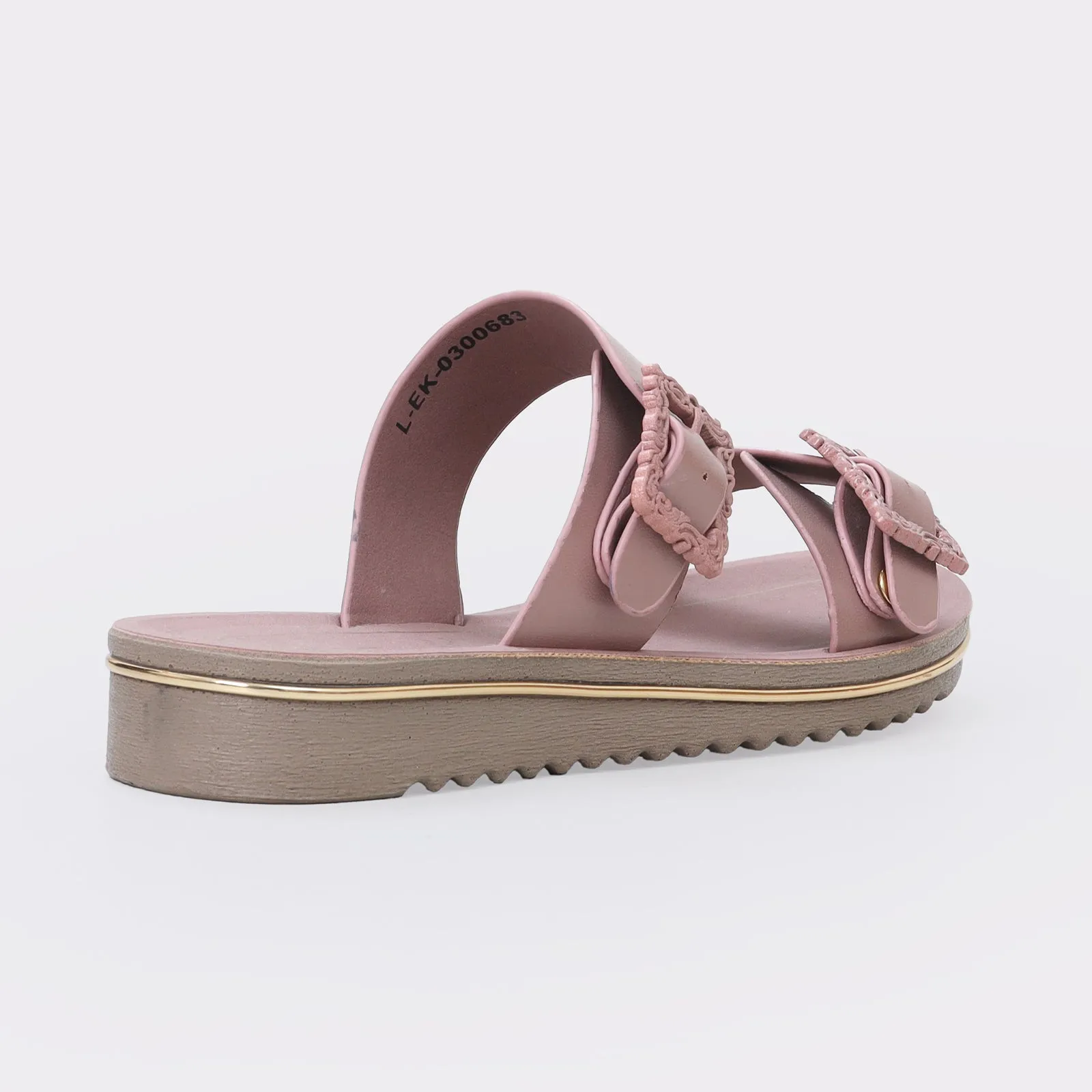 Women's Buckled Slippers