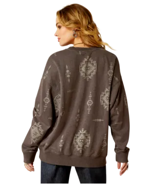 WOMENS OVERSIZED ARIAT OUTLAW SWEATSHIRT