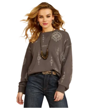 WOMENS OVERSIZED ARIAT OUTLAW SWEATSHIRT