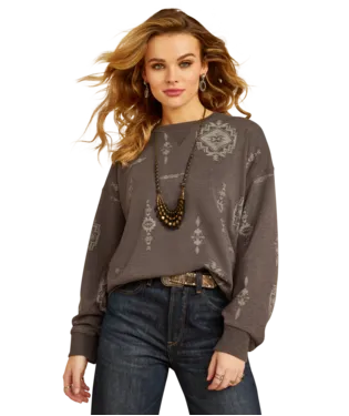 WOMENS OVERSIZED ARIAT OUTLAW SWEATSHIRT