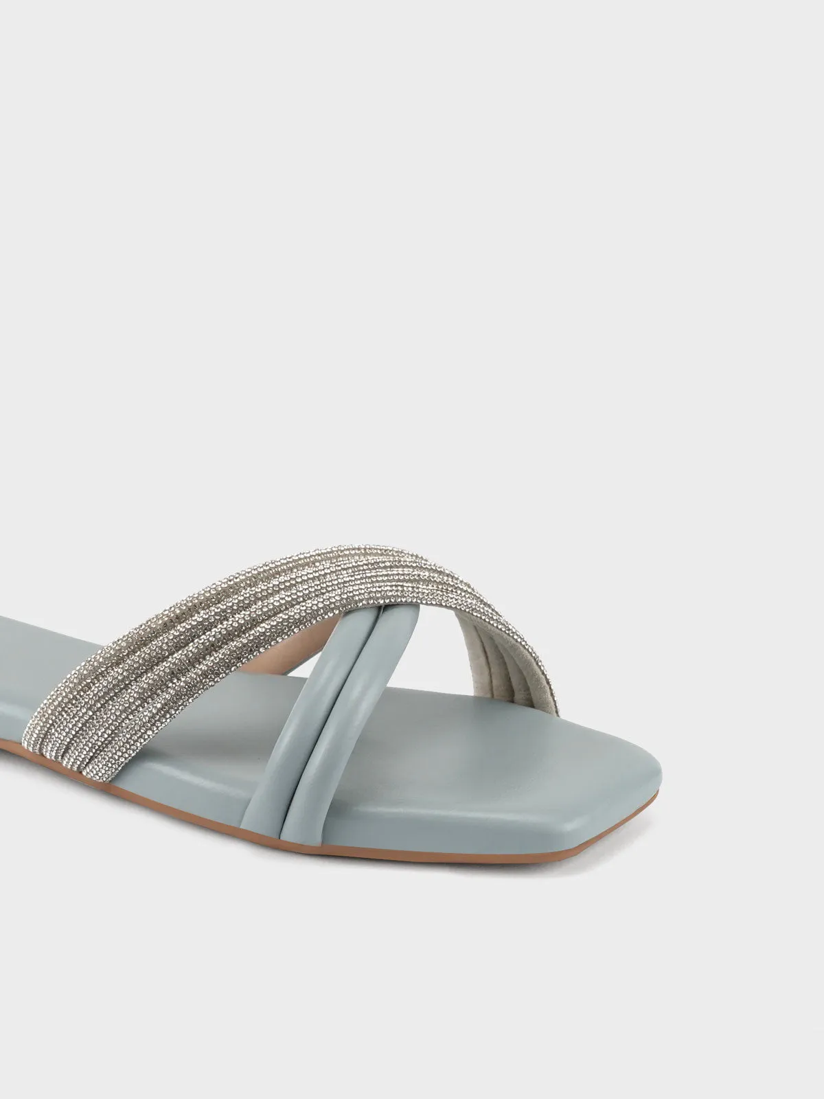 Womens "CELLA" Crossover Stylish Slippers