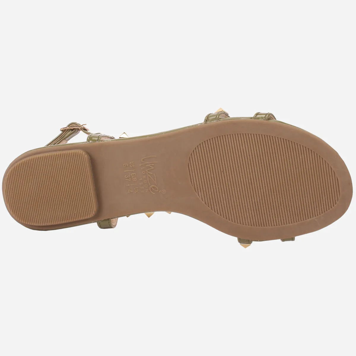 Womens "MAIDAS" Studs Detailing Flat Sandals