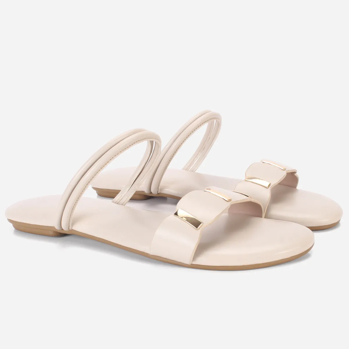 Womens "MILES"  Comfy Flat Open-Toe Summer Slippers