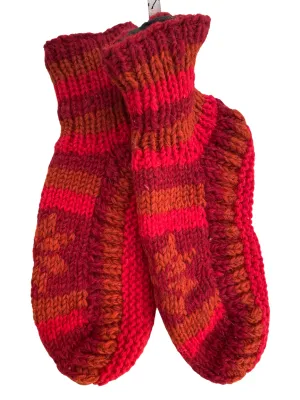 Wool booties