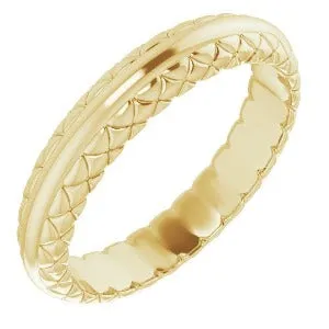 Woven-Design Band 51890 - 4.5 mm
