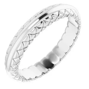 Woven-Design Band 51890 - 4.5 mm