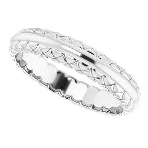 Woven-Design Band 51890 - 4.5 mm