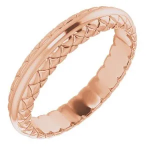 Woven-Design Band 51890 - 4.5 mm