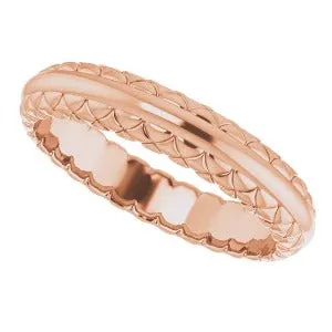 Woven-Design Band 51890 - 4.5 mm