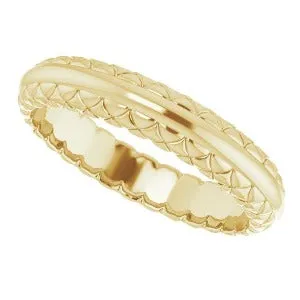Woven-Design Band 51890 - 4.5 mm